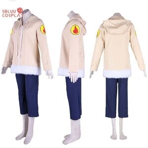 Gvavaya Anime Cosplay Naruto Hyūga Hinata Cosplay Jacket Size small